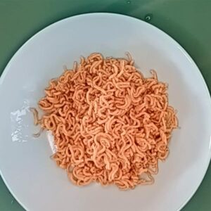 schnelles Rezept für vegane Mie Nudeln mit Erdnusssosse