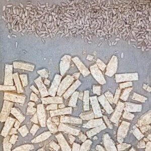 veganer knuspertofu salat . veganes alltagstaugliches rezept