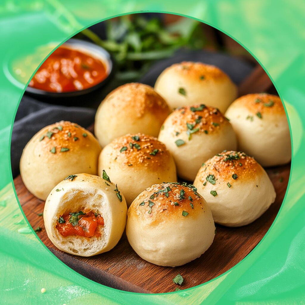 vegane pizzabrötchen mit tofu-brokkoli-füllung aus hefeteig . alltagstaugliches einfaches rezept