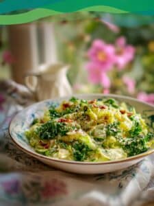 Rahm-Wirsing vegan – One Pot 12 Veganer Rahm-Wirsing mit frischen Kräutern