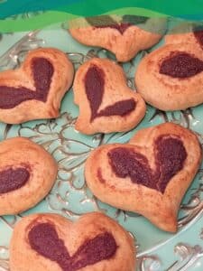 Vegane Nuss-Schnecken Herzen 12 Herzförmige Nussschnecken