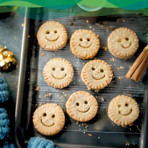 einfache Stempel-Kekse 12 vegane Stempelkekse ein einfaches rezept. auch lecker als Weihnachts-Plätzchen