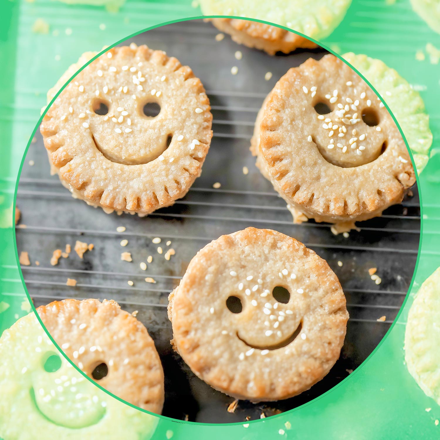 vegane Stempelkekse ein einfaches rezept. auch lecker als Weihnachts-Plätzchen