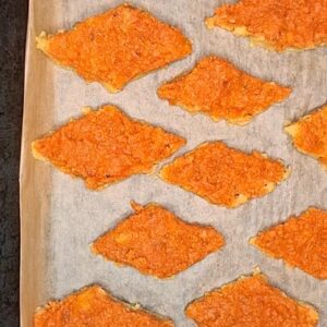 Bunt-knusprige vegane Polenta Schnitten , glutenfrei und lecker