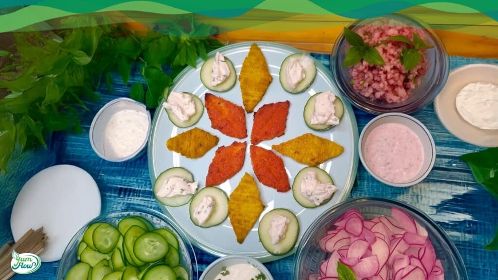 vegane Polentaschnitten , glutenfrei und lecker