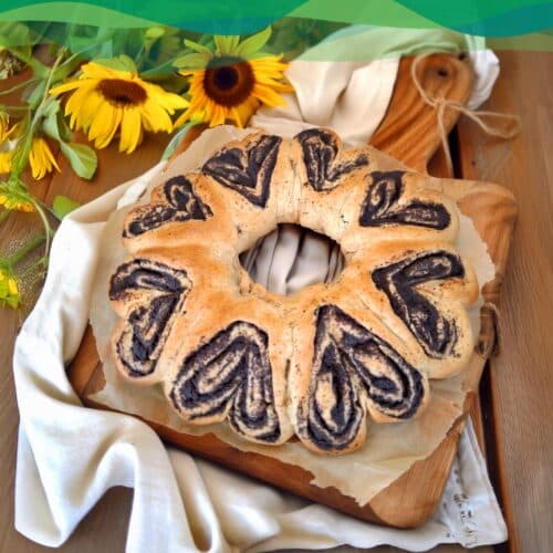 veganer Mohnkuchen 11 veganer Mohnkuchen, zuckerfrei, high protein, low carb, veganer Mohnkranz