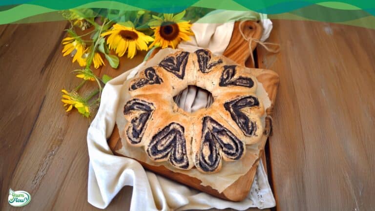 veganer Mohnkuchen 9 veganer Mohnkuchen, zuckerfrei, high protein, low carb, veganer Mohnkranz