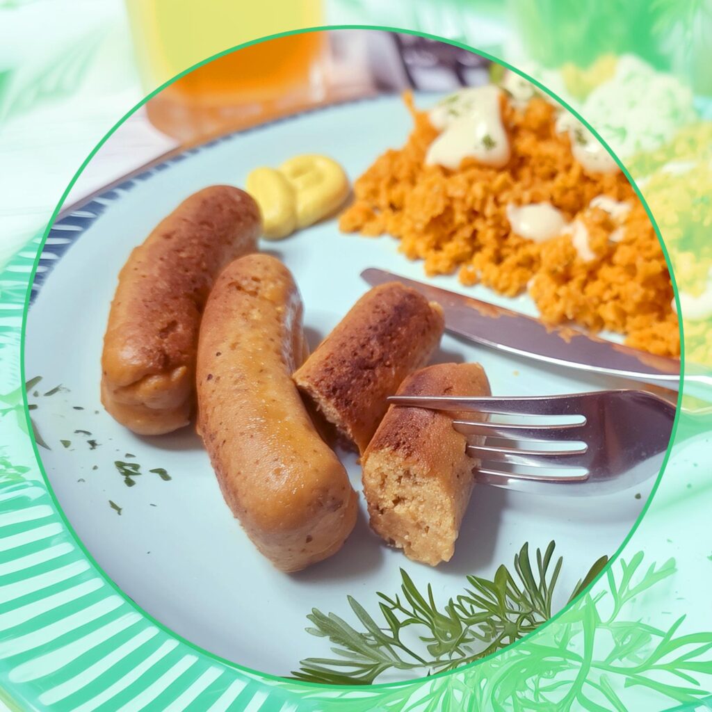 vegane wurst selber machen zum grillen auch vegetarisch und veggie, high protein, low carb