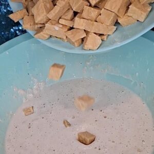 Tempeh Pasta vegan knusprig cremig low carb high protein