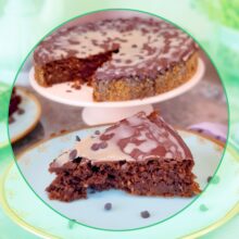saftige veganer Schoko-Karotten-Kuchen, Rezept, low carb, high protein