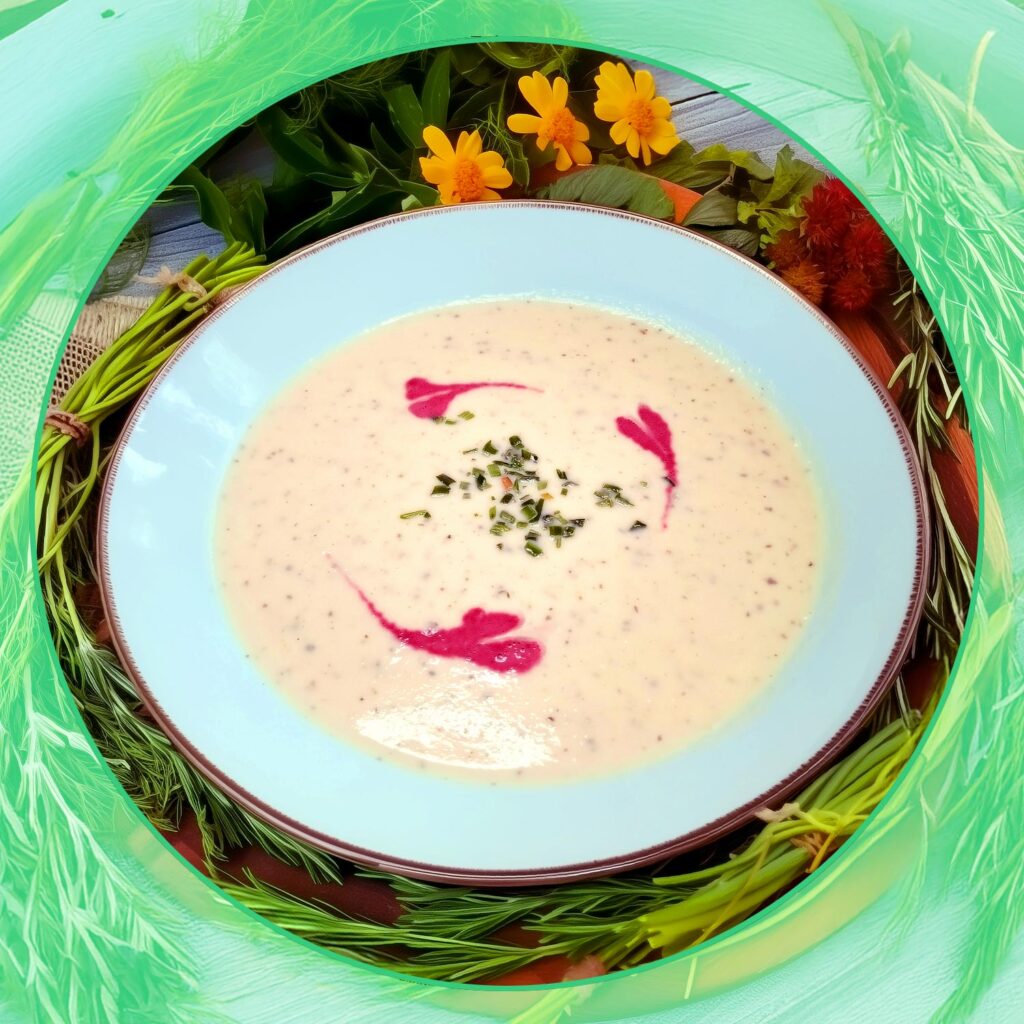 vegane Blumenkohlsuppe vegan + cremig, Low Carb + High Protein