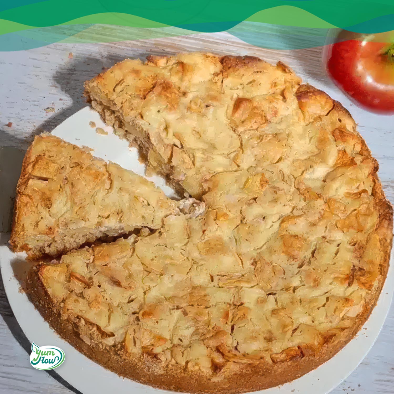 Veganer Apfelrahmkuchen 13 veganer apfelkuchen 1 1