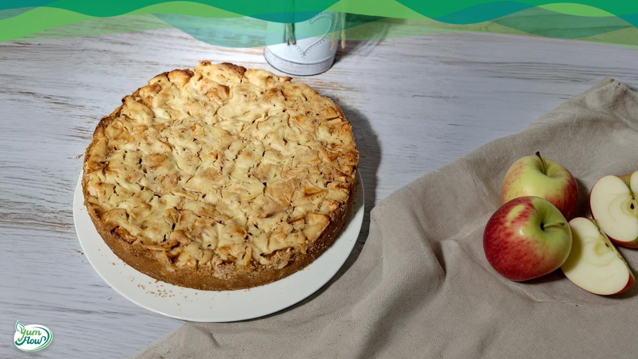 Veganer Apfelrahmkuchen 18 veganer Apfelrahmkuchen