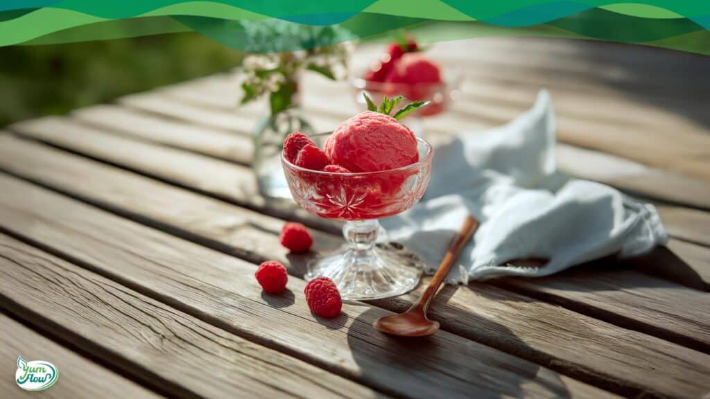 Gesundes Beeren-Eis 3 veganes eis selber machen mit himbeeren und alltagstaugliche proteinreiche vegane rezepte low carb und high protein zum abnehmen