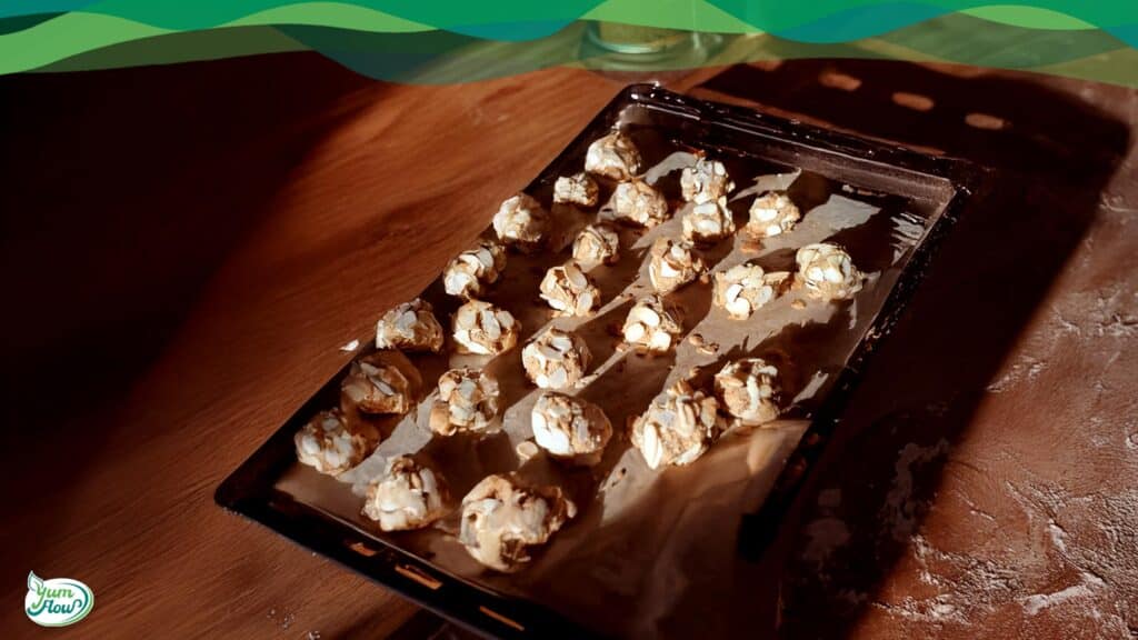 vegane mandelkekse ganz einfach und leicht gebacken im Alltag