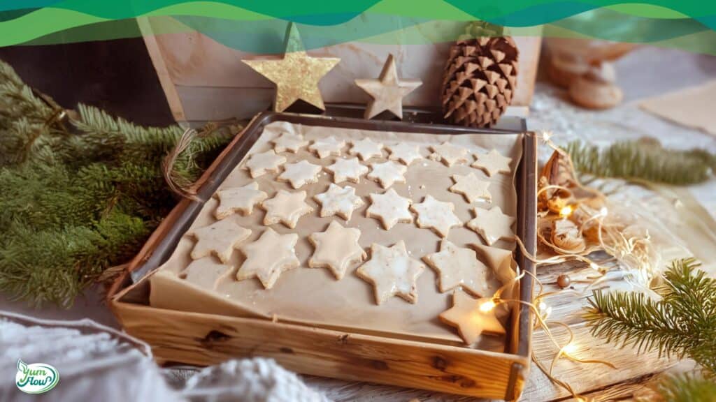 vegane Zimtsterne , alltagstaugliches veganes Rezept