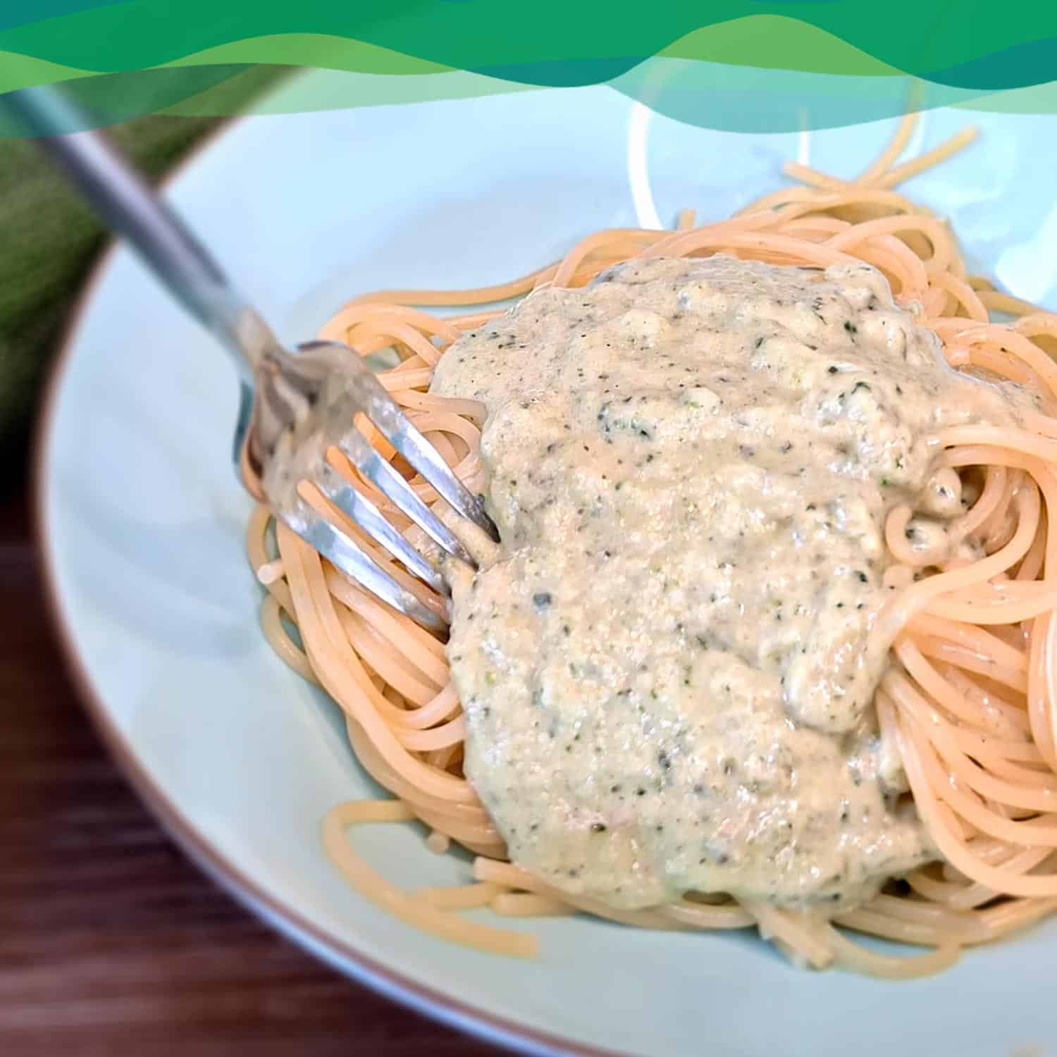 Vegane Zucchini Soße 13 Pasta mit veganer Zucchinisauce