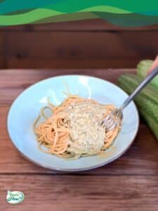 Vegane Zucchini Soße 12 Pasta mit veganer Zucchini Soße
