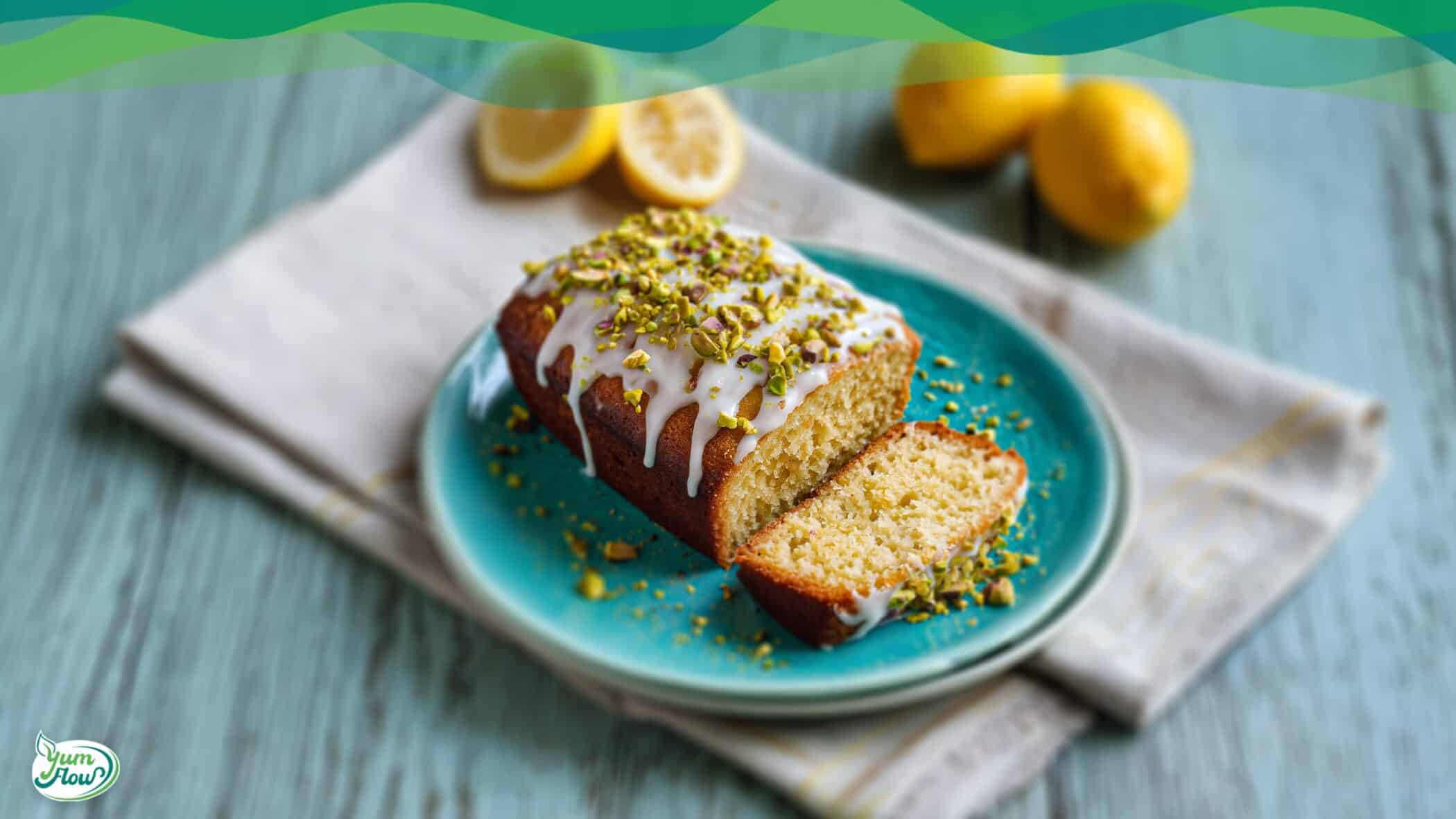 Veganer Zitronenkuchen klassisch 11 Veganer Zitronenkuchen mit Pistazien