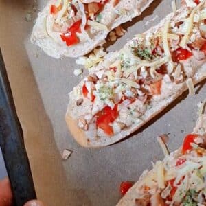 Bistro Baguette vegan 16 Belegte vegane Baguettes mit Gemüse und Käse