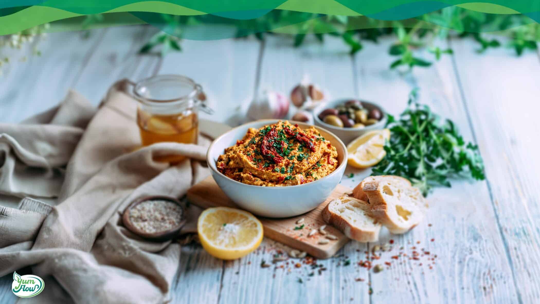 Tomaten Tofu Aufstrich 11 Veganer Aufstrich mit frischen Zutaten