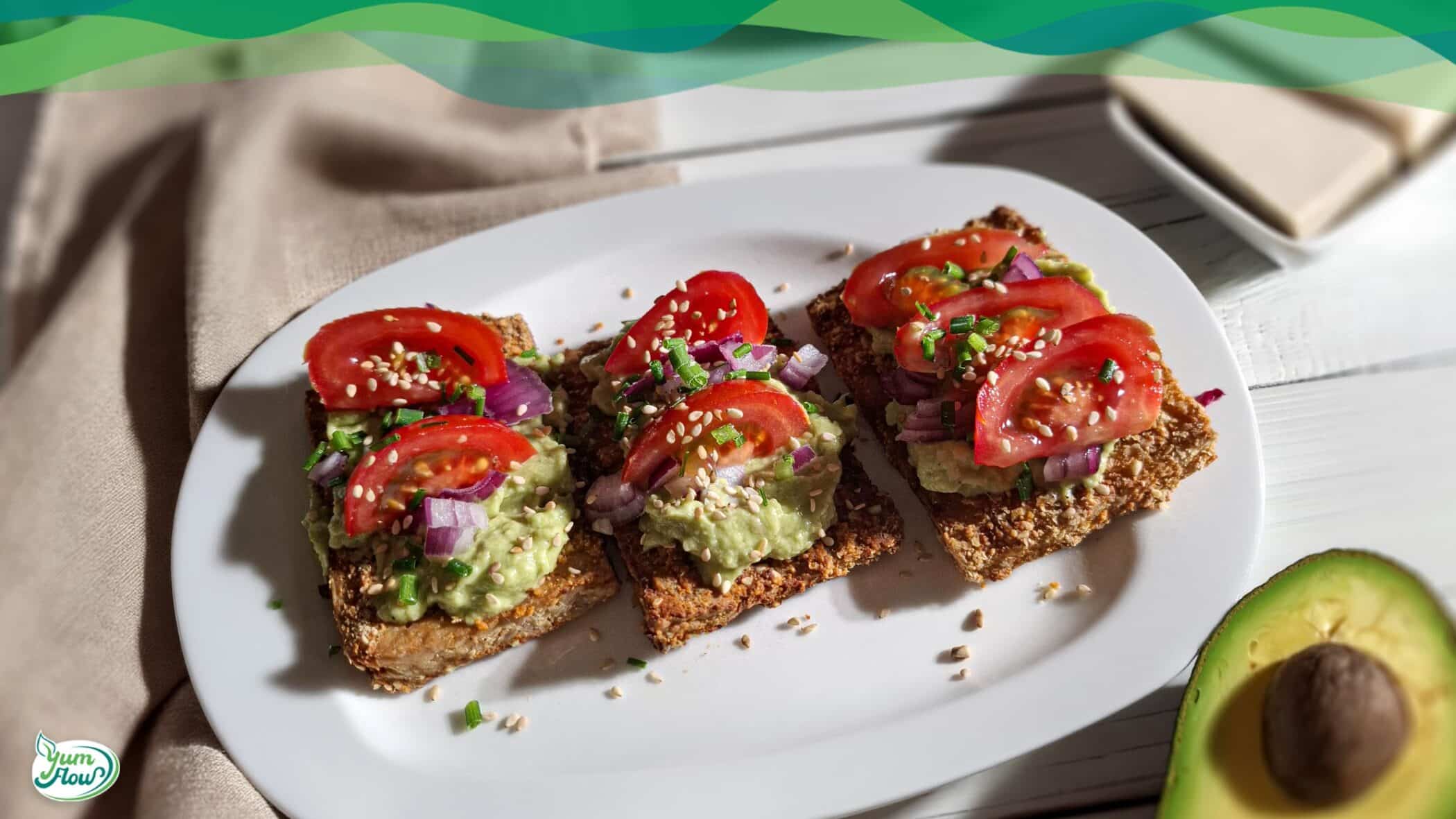 Avocado Toast vegan ohne Brot 11 Avocado Toast vegan ohne brot low carb mit Tomaten und Zwiebeln