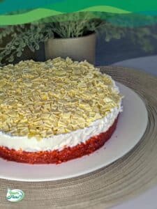Veganer Frau Holle Kuchen 12 Veganer Frau Holle auf Kuchenplatte