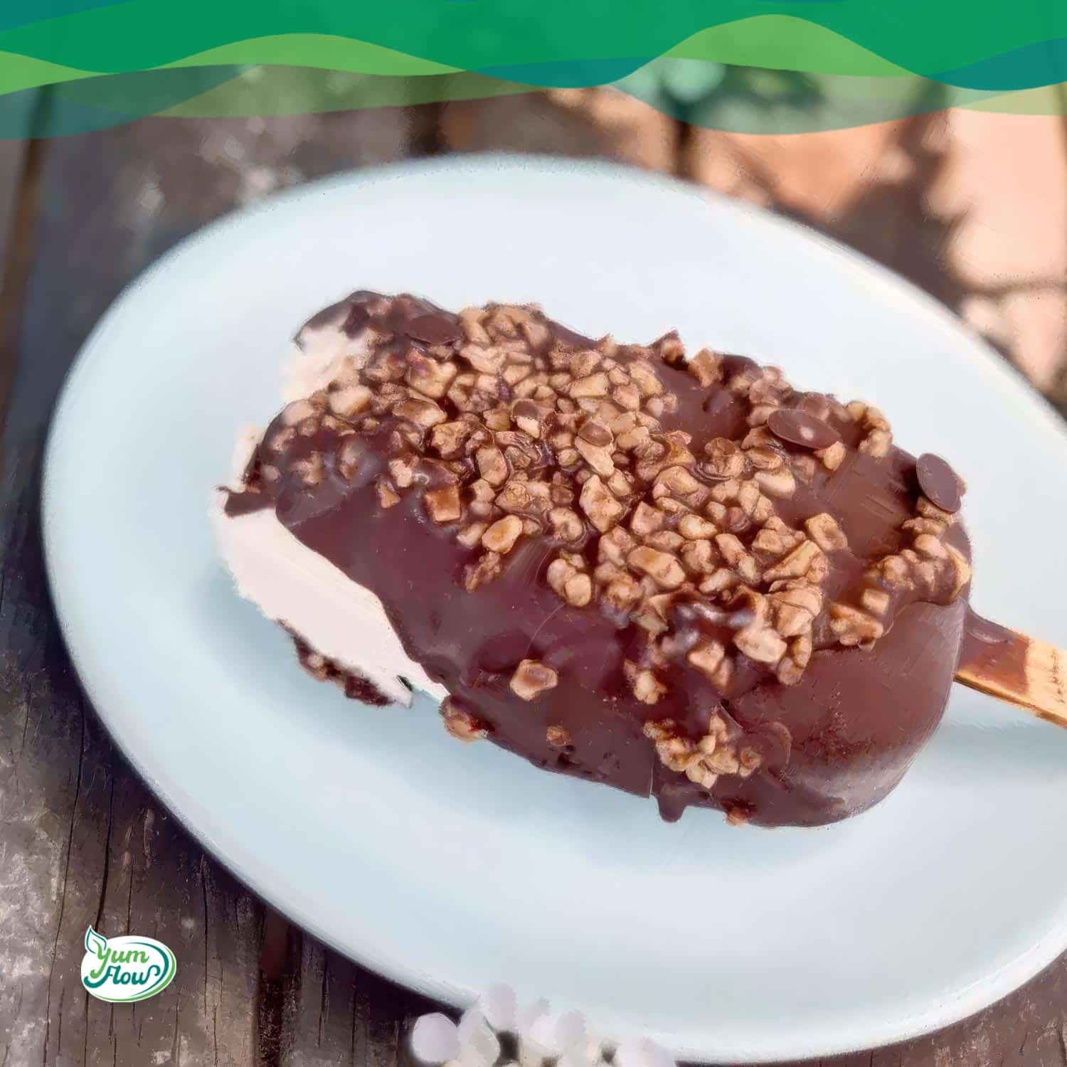 Veganes Eis - Magnum-Style 12 veganes Eis selber machen