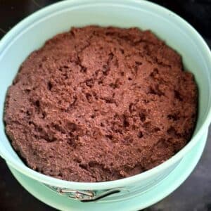 Schoko-Kuchenboden Low Carb 16 Low Carb Schoko Tortenboden in Backform