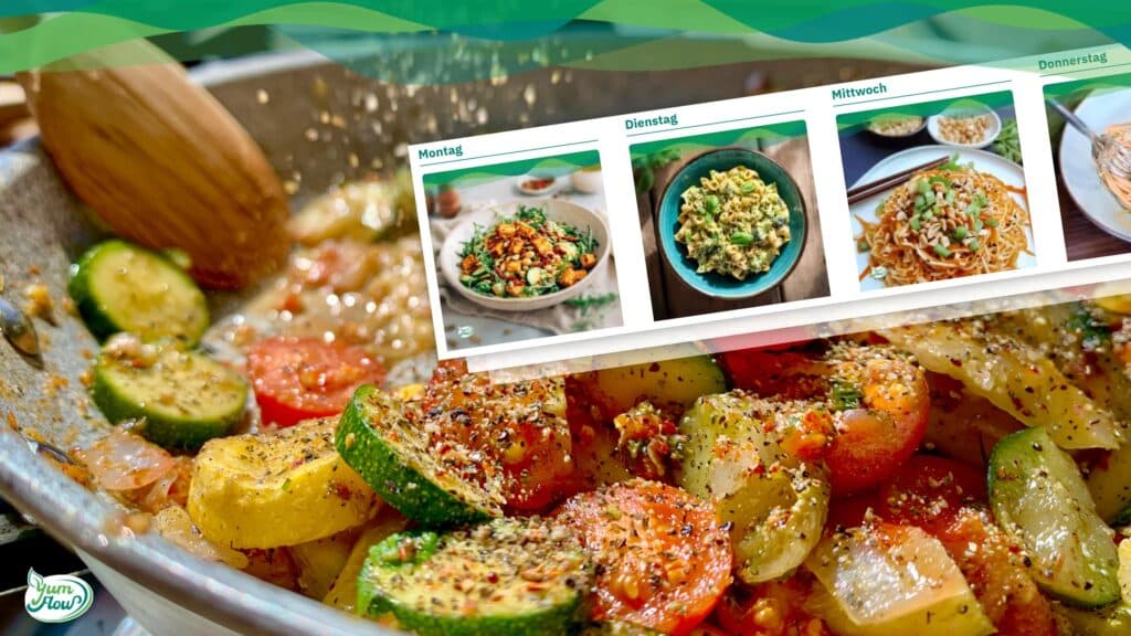 veganer Wochenplan Sommer