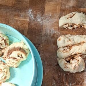 Vegane Zimtschnecken 18 Vegane Zimtschnecken in Form