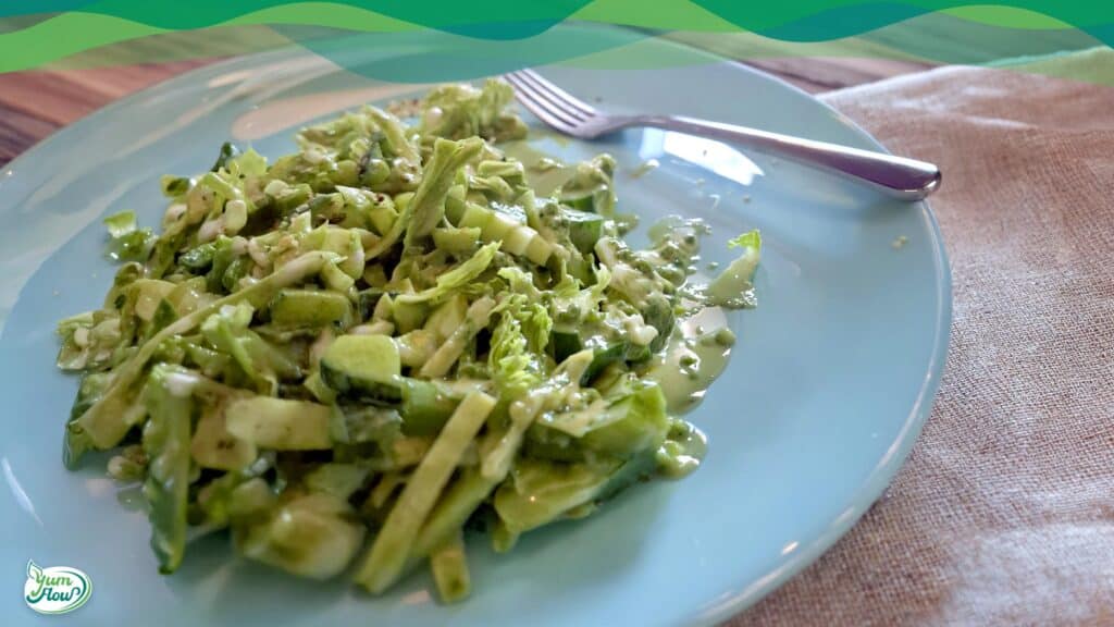 Green Goddess Salat 19 Green Goddess Salat mit cremigem veganem Dressing