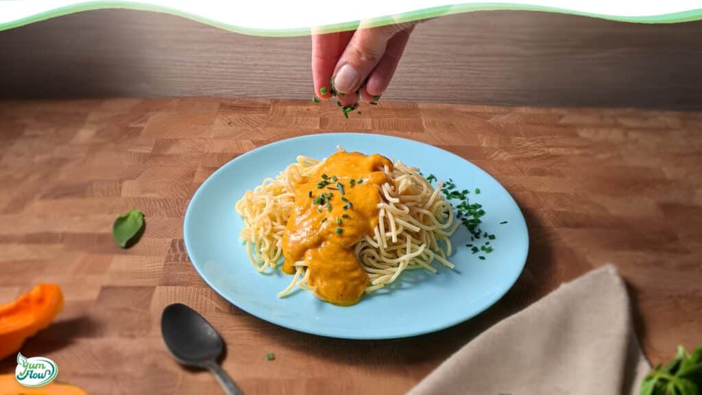 Kürbis Pasta vegan 19 vegane Kürbis Sauce