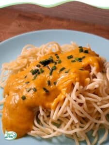 Kürbis Pasta vegan 18 cremige vegane Kürbis Soße auf Pasta